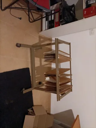 Carrello archivio documenti in metallo