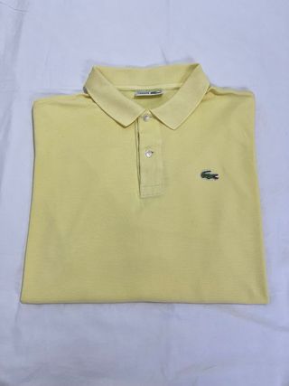 Polo manga larga Lacoste amarillo XL