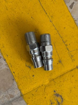 2 conectores rápidos aire comprimido 1/4