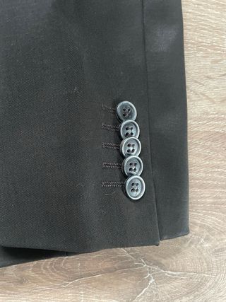 TooFashion Vintage Traje Completo Hombre Fit Negro