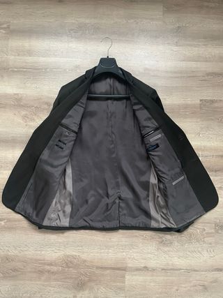 TooFashion Vintage Traje Completo Hombre Fit Negro