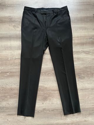 TooFashion Vintage Traje Completo Hombre Fit Negro