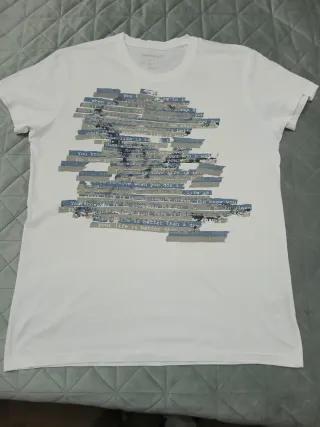 Camiseta Calvin Klein Jeans Blanca Talla M
