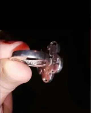 Conjunto de collar, anillo y pendientes plata