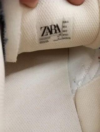 Zapatillas Zara Hombre Gris y Blanco