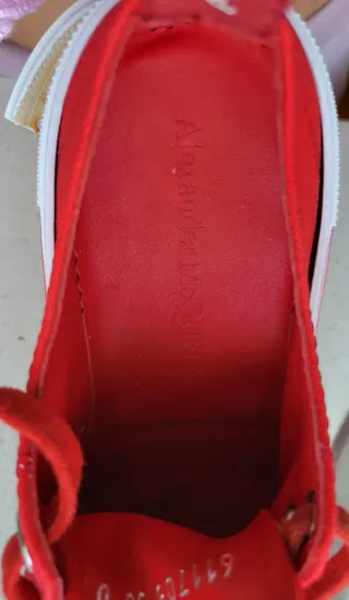 Alexander McQueen Zapatillas Tread Slick Rojas