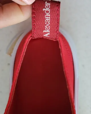 Alexander McQueen Zapatillas Tread Slick Rojas