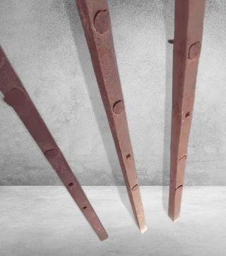 Balaustres antiguos de hierro forjado