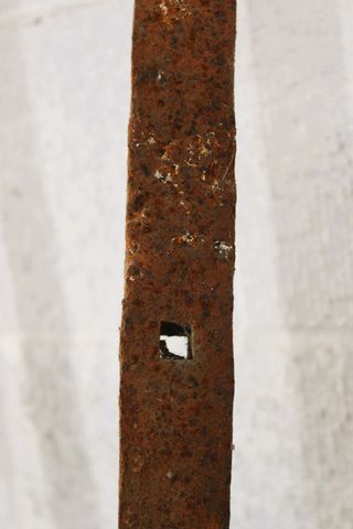 Balaustres antiguos de hierro forjado