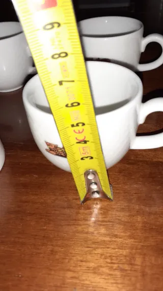 Juego de 5 tazas cafe porcelana Villeroy & Boch.