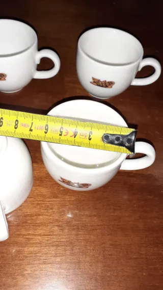 Juego de 5 tazas cafe porcelana Villeroy & Boch.