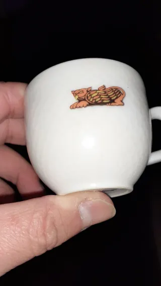 Juego de 5 tazas cafe porcelana Villeroy & Boch.