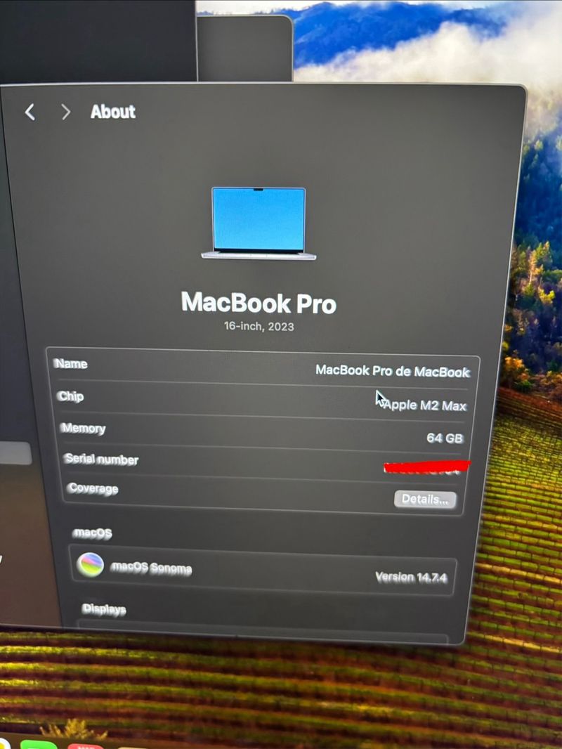 MacBook Pro 16 M2 64GB RAM 1TB SSD afbeelding 3