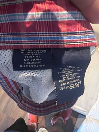 Bañador Ralph Lauren Cuadros Talla L