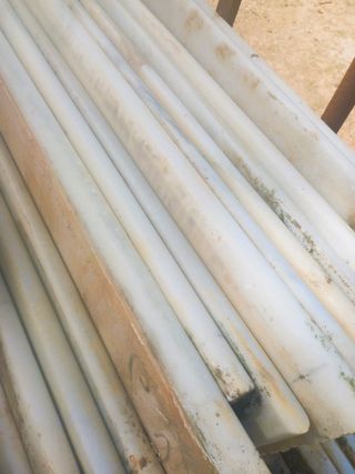 Escalera antigua de mármol