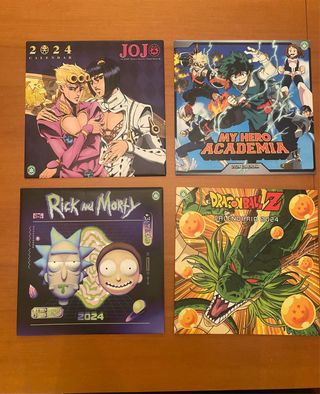 Calendario Pared 2024: Varias Ilustraciones