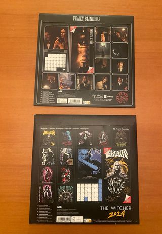 Calendario Pared 2024: Varias Ilustraciones