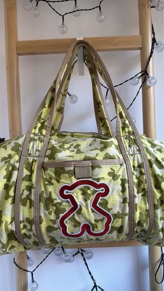 Bolso de viaje Tous camuflaje