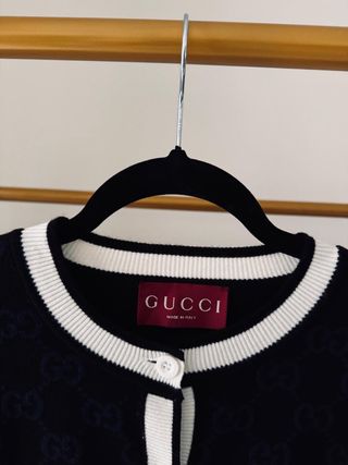 Suéter Gucci Negro y Azul Talla M