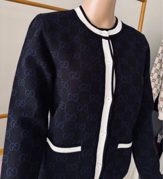 Suéter Gucci Negro y Azul Talla M