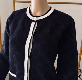 Suéter Gucci Negro y Azul Talla M