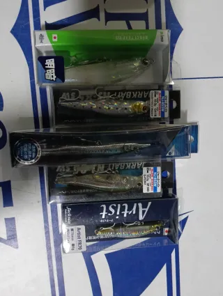 Lote 5 señuelos pesca