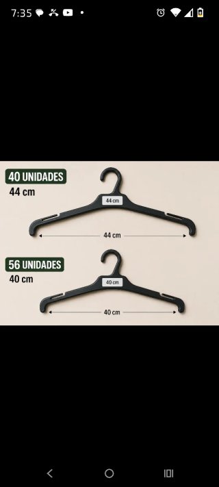 Lote de 99 perchas de plástico para adultos