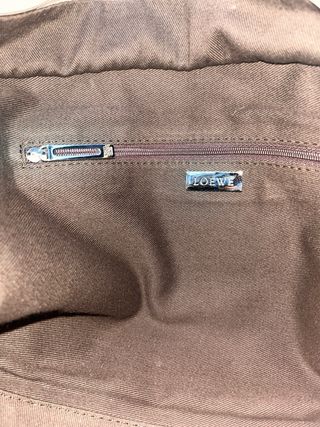 Bolso Loewe Piel Beige Vintage Anagrama Candado