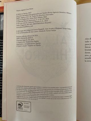 Alas de sangre + alas de hierro primera edición