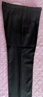 Traje Emidio Tucci Lana Raya Gris Talla XXXL