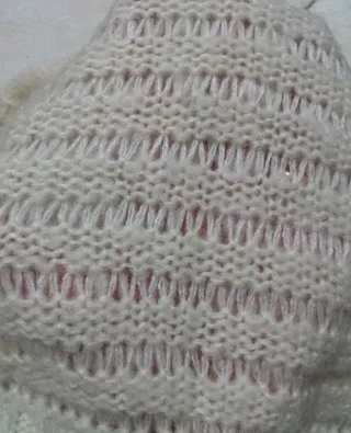 Maglione Tally Weijl traforato bianco