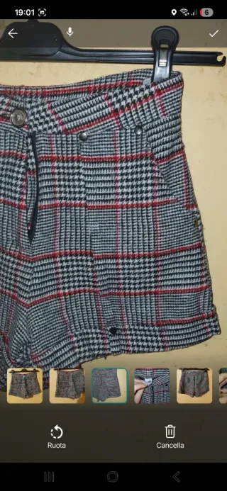 Pantaloncini bambina Gaia 10 anni