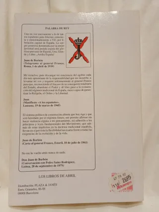 El Rey de los Rojos, Don Juan de Borbón