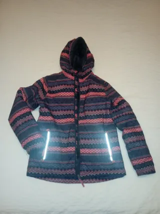 Abrigo de nieve estampado