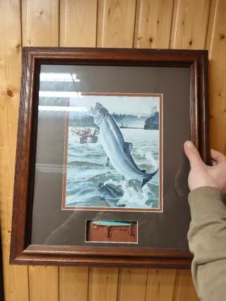 Cuadro Original Rapala con Firma