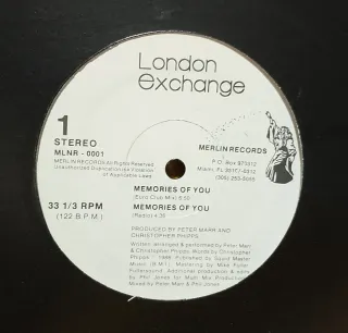 12" Maxi , London Exchange , Memories of you 🇺🇲