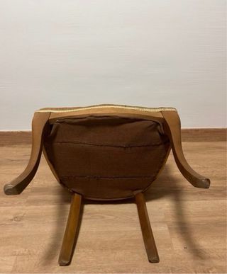 Butaca tapizada floral