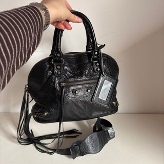 Balenciaga Bowling 30 Arena Pelle Nera