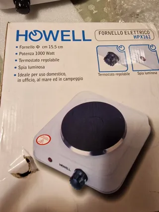 Fornello elettrico Howell 1000W