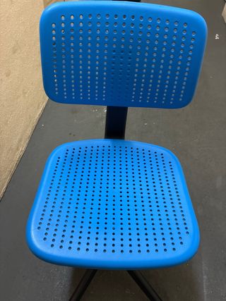 Silla de estudio infantil/juvenil azul