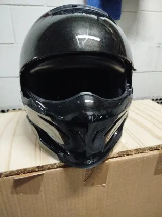Casco Moto desmontable Retro  Aprobado ECE