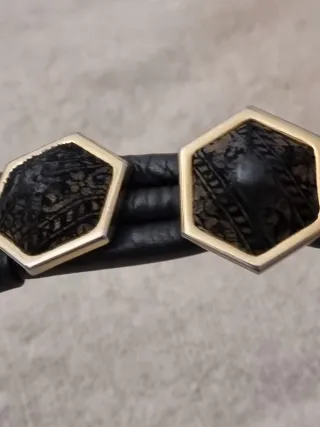 Cintura strutturata pelle vintage Made in Italy