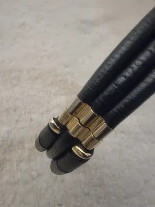 Cintura strutturata pelle vintage Made in Italy