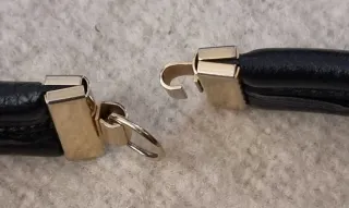 Cintura strutturata pelle vintage Made in Italy