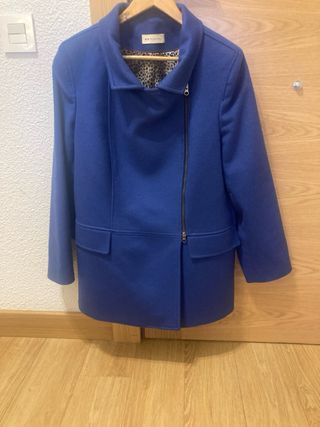 Abrigo paño azul