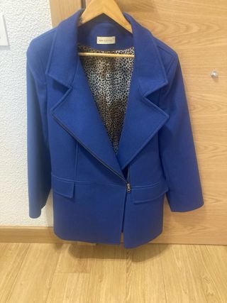 Abrigo paño azul