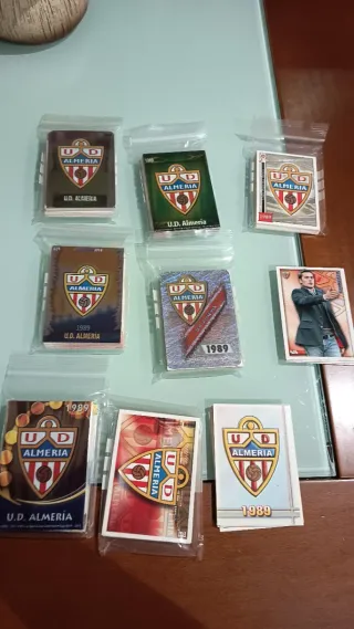 185 cromos UD Almería mundicromo
