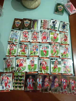 185 cromos UD Almería mundicromo