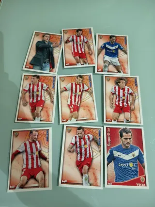 185 cromos UD Almería mundicromo