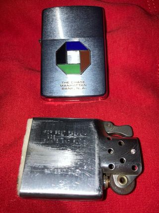 Accendino Zippo 1966 Chase Manhattan Bank